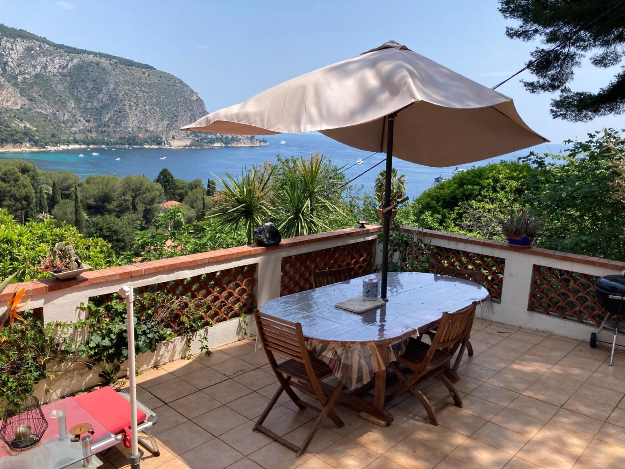 Appartement Independant Dans Villa Eze Bord De Mer Exteriör bild