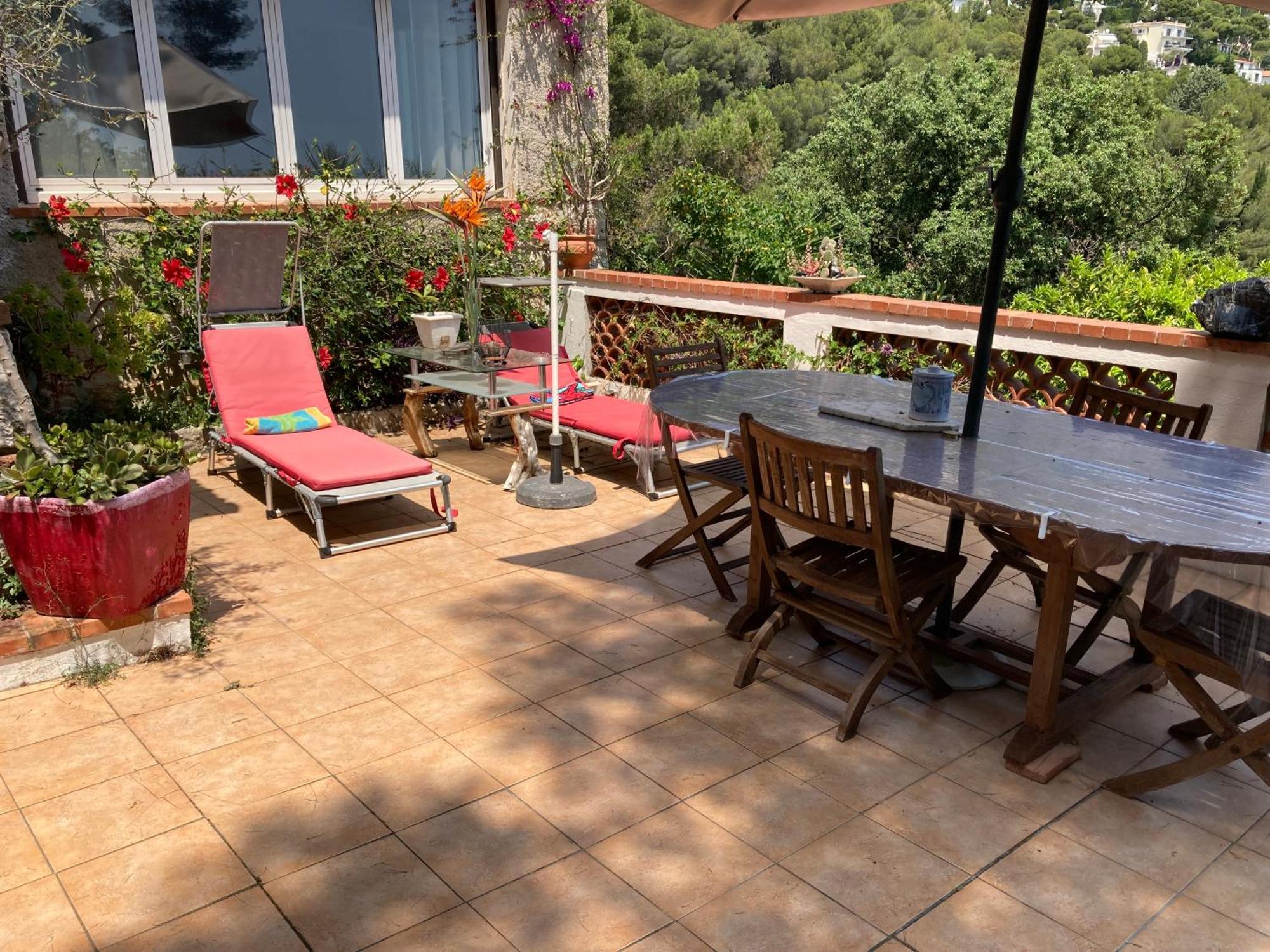 Appartement Independant Dans Villa Eze Bord De Mer Exteriör bild